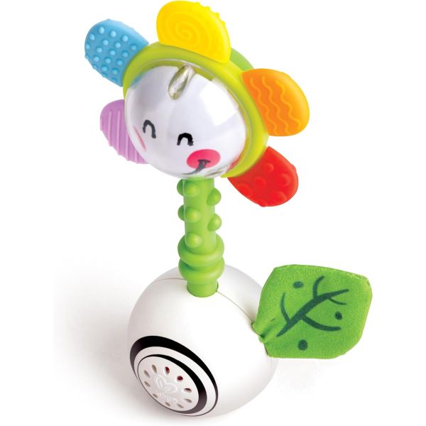 Hochet fleur musical multisensoriel pour bébé