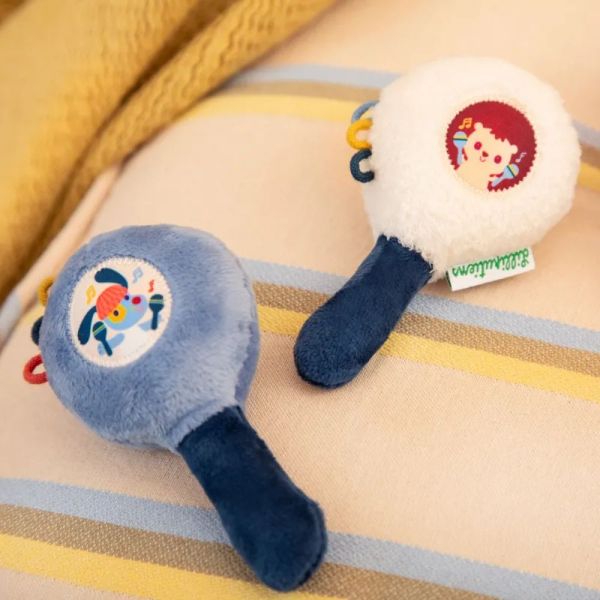 Hochet musical Lot de 2 maracas