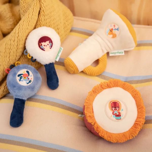 Hochet musical Lot de 2 maracas