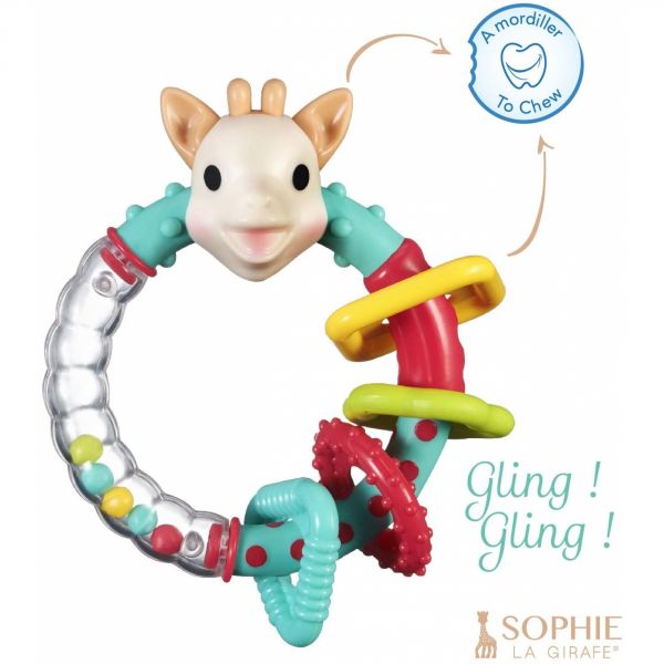 Hochet multi-texturé Sophie la girafe