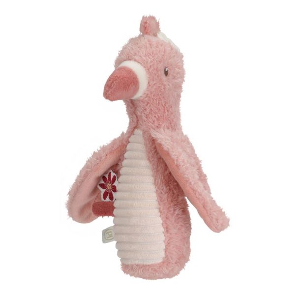 Hochet peluche Flamant rose - Safari Friends