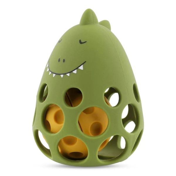 Hochet sensoriel en silicone Mr. Dino