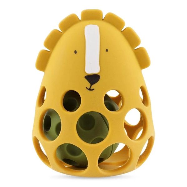 Hochet sensoriel en silicone Mr. Lion