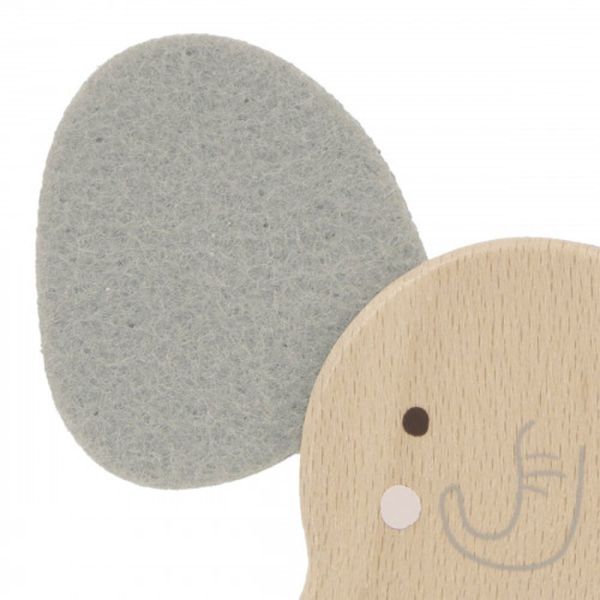 Hochet sonore en bois Elephant