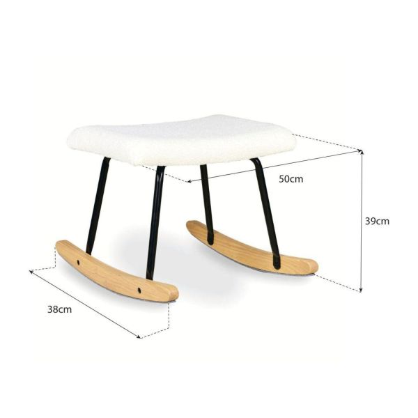Repose pied pour Fauteuil d'allaitement Nordic - Cream Sheep