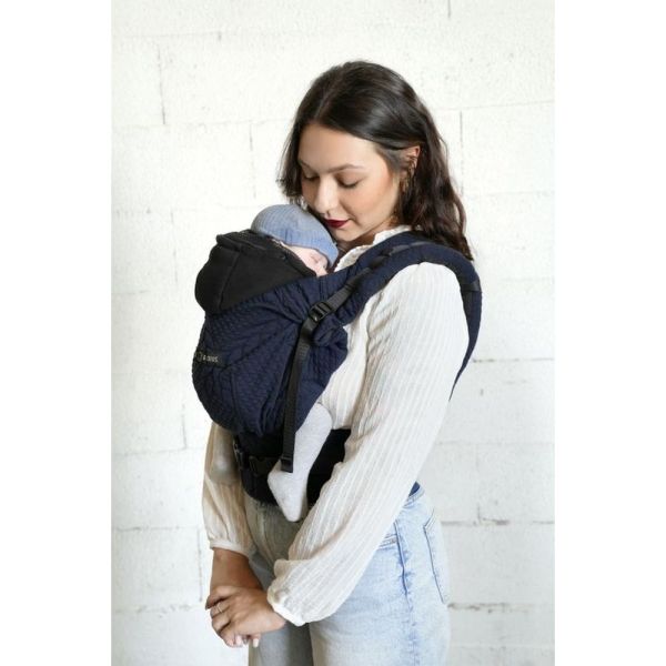 Porte bébé HoodieCarrier 2 Bleu moelleux