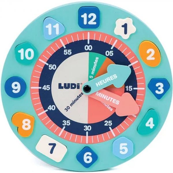 Horloge enfant pour apprendre l'heure