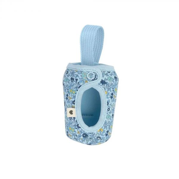Housse biberon 110 ml Liberty Camomille Lawn Baby Blue