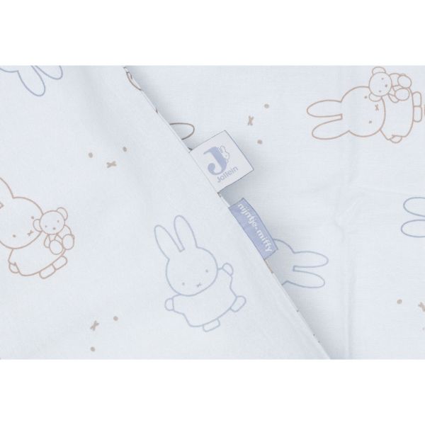 Housse de couette et taie 100x140 cm Miffy Moments Cloudy Blue