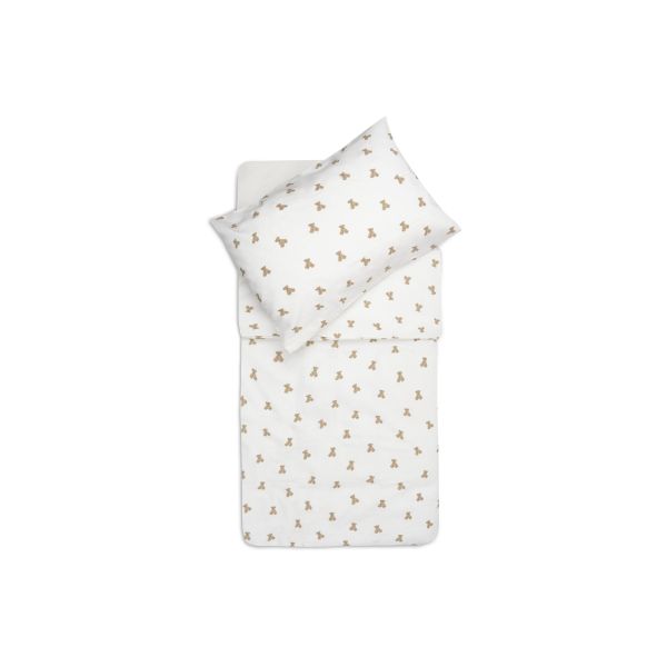 Housse de couette et taie 100x140 cm Mini Teddy Bear