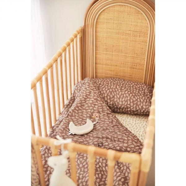 Housse de couette et taie 100x140cm Meadow chestnut
