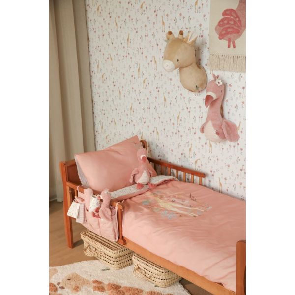 Housse de couette lit bébé - Blooming Safari - 100 x 140 cm