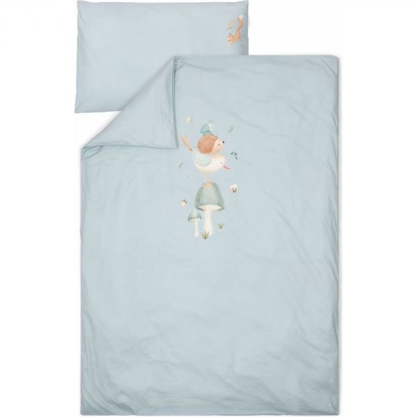 Housse de couette lit bébé - Denim Blue