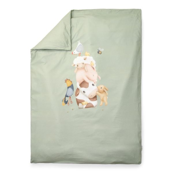 Housse de couette lit bébé - Little Farm - 100 x 140 cm
