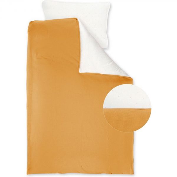 housse de lit 100/140 cm tetra jersey cadum 30 golden