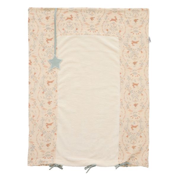 Housse de matelas à langer  60 x 80 cm - Jardin enchanté