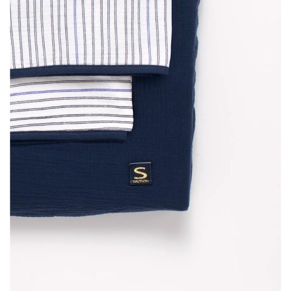 Housse de matelas à langer et 2 linges Baby sailor