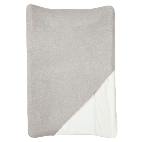 Housse matelas à langer 50 x 70 cm Gris en Gaze de coton