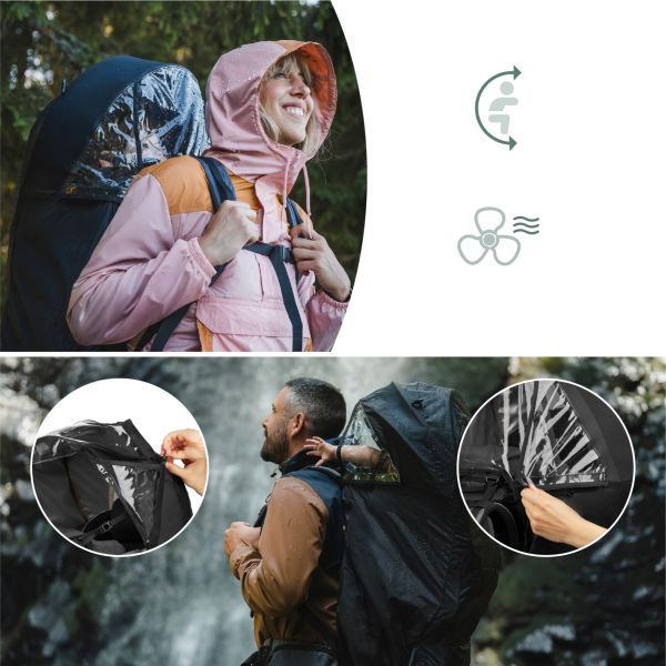 Housse de pluie porte bébé Moov & Hike