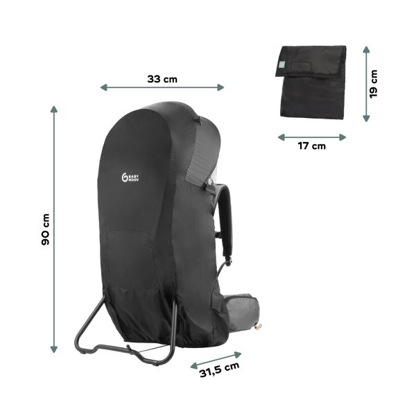 Housse de pluie porte bébé Moov & Hike