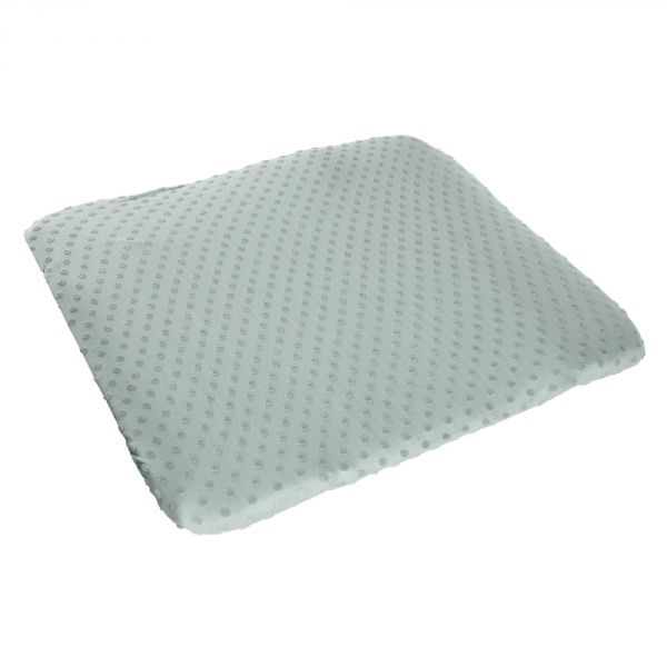 Housse matelas à langer 75 x 85 cm vert givré