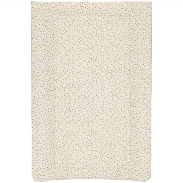 Housse de matelas à langer avec langes Fanny Mini coeur moutarde