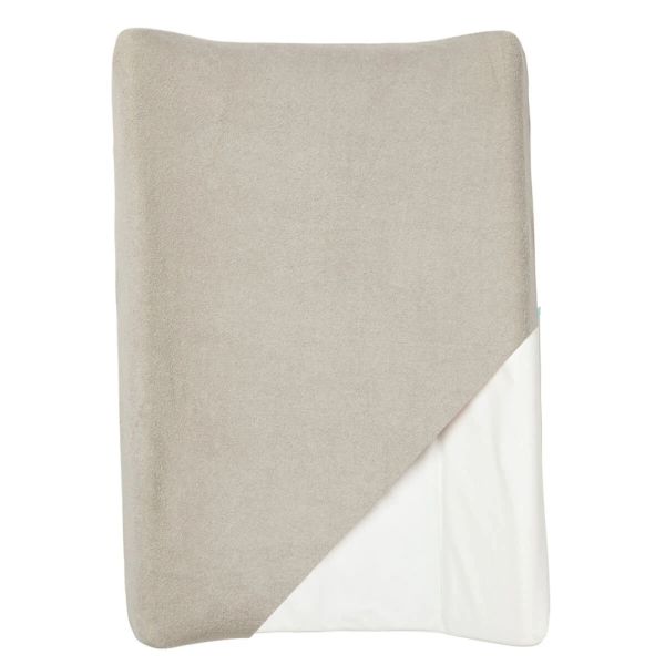 Housse matelas à langer 50 x 70 cm Taupe