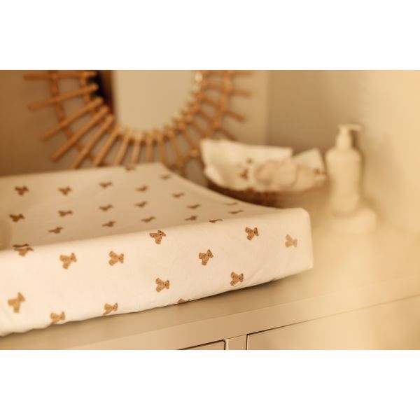Housse matelas à langer éponge 50 x 70 cm Mini Teddy Bear