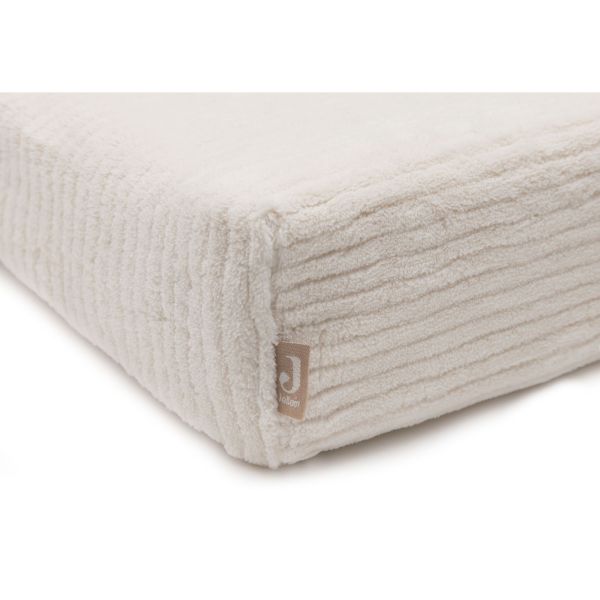 Housse matelas à langer 50 x 70 cm Cloudy Rib Oatmeal