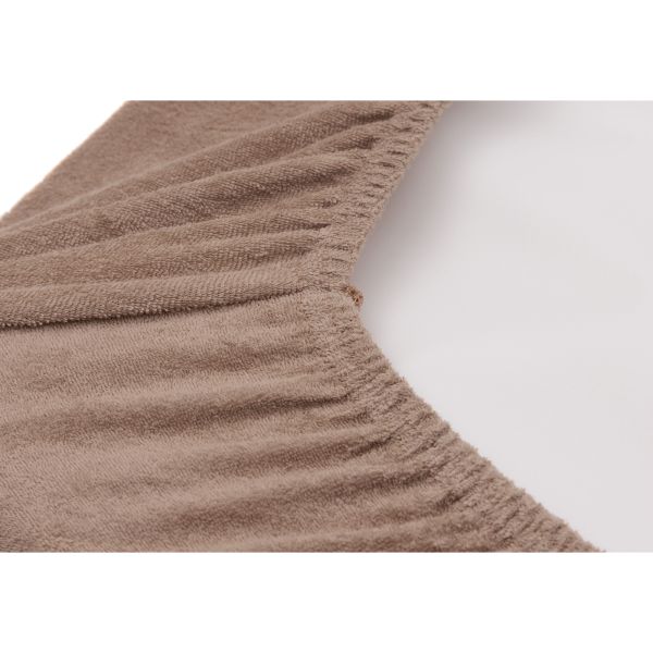 Housse matelas à langer éponge 50 x 70 cm Milky Coffee
