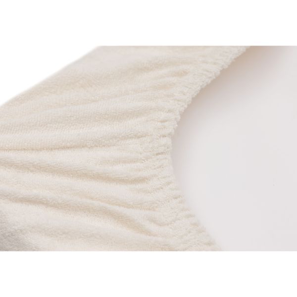 Housse matelas à langer éponge 50 x 70 cm Oatmeal