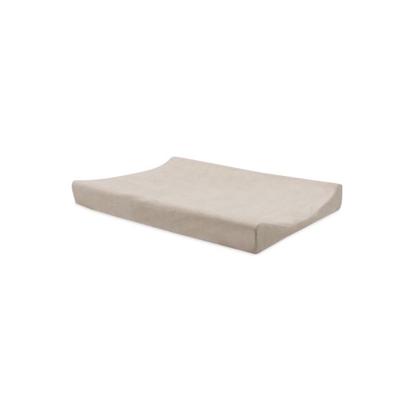 Lot de 2 housses matelas à langer éponge 50 x 70 cm Oatmeal et Sand