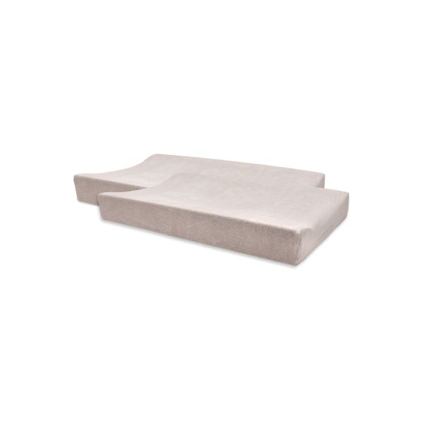 Lot de 2 housses matelas à langer éponge 50 x 70 cm Silk Rose
