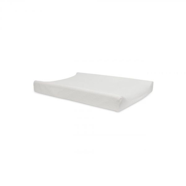 Lot de 2 housses matelas à langer 50x70 cm Éponge Ivoire et Nougat