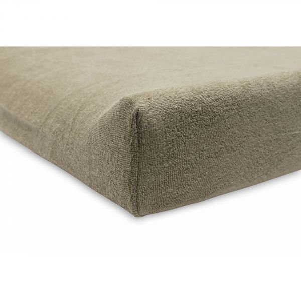 Lot de 2 housses matelas à langer 50x70 cm Éponge Olive