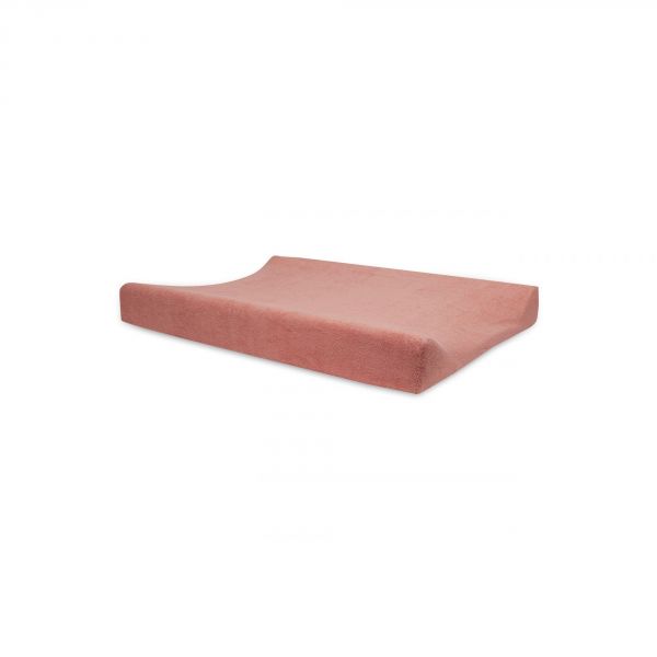 Lot de 2 housses matelas à langer 50x70 cm Éponge Pale Pink et Rosewood