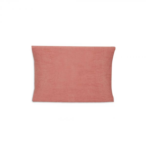 Lot de 2 housses matelas à langer 50x70 cm Éponge Pale Pink et Rosewood