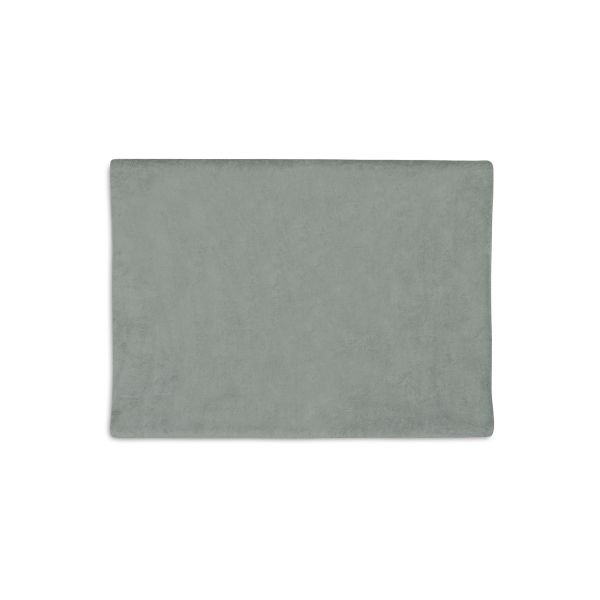 Lot de 2 housses matelas à langer éponge 50 x 70 cm Sea Green et Ivory