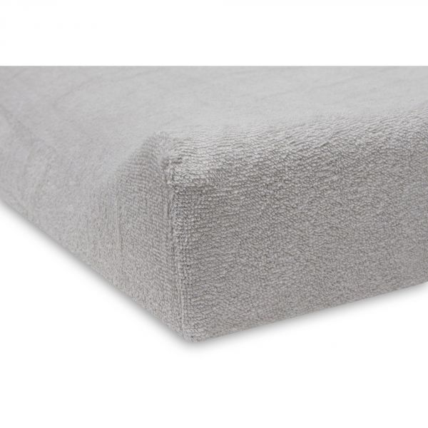 Lot de 2 housses matelas à langer 50x70 cm Éponge Soft Grey et Storm Grey