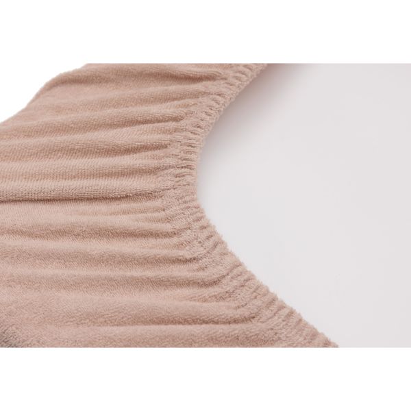 Lot de 2 housses matelas à langer éponge 50 x 70 cm Wild Rose et Ivory