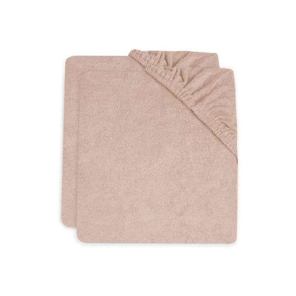 Lot de 2 housses matelas à langer éponge 75 x 85 cm Wild Rose