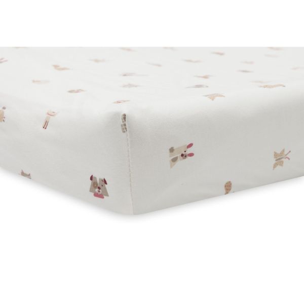 Housse matelas à langer 50 x 70 cm Jersey Animal Friends