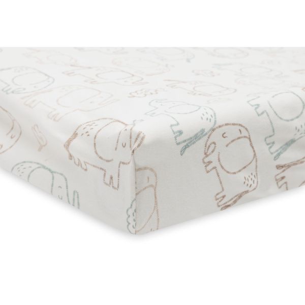 Housse matelas à langer 50 x 70 cm Jersey Elephant Tales