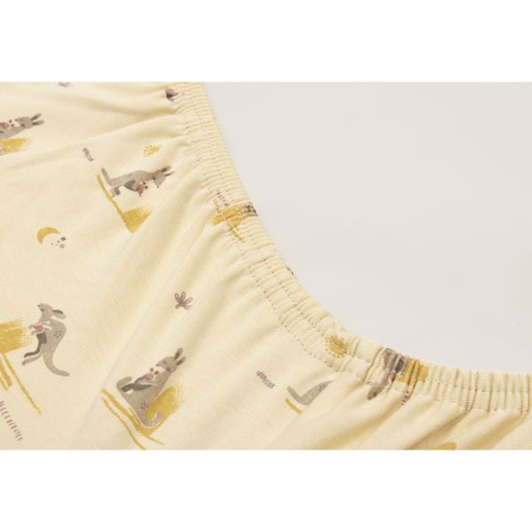 Housse matelas à langer 50 x 70 cm Jersey Kangaroots
