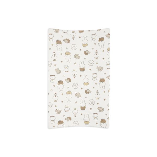 Housse matelas à langer 50 x 70 cm Jersey Miffy Family Farm