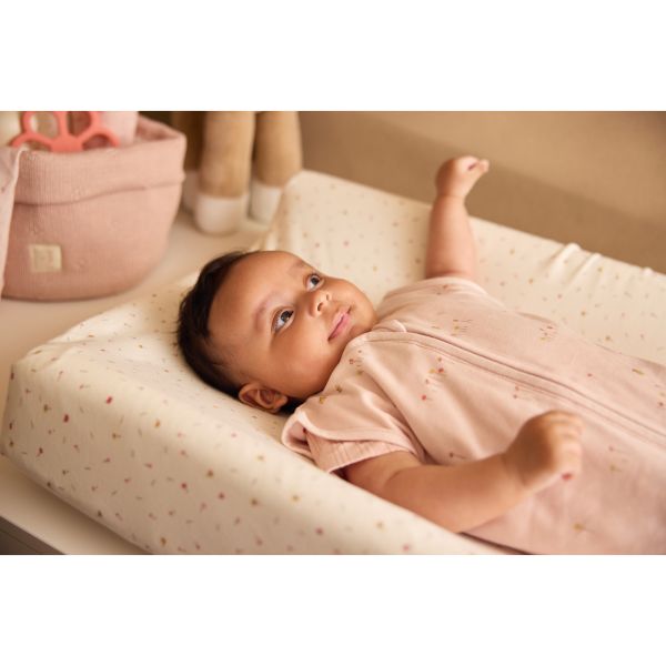 Housse matelas à langer 50 x 70 cm Jersey Pretty Picnic