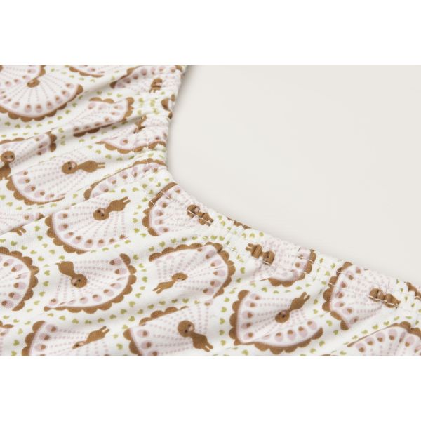 Housse matelas à langer 50 x 70 cm Jersey Soft Plumes