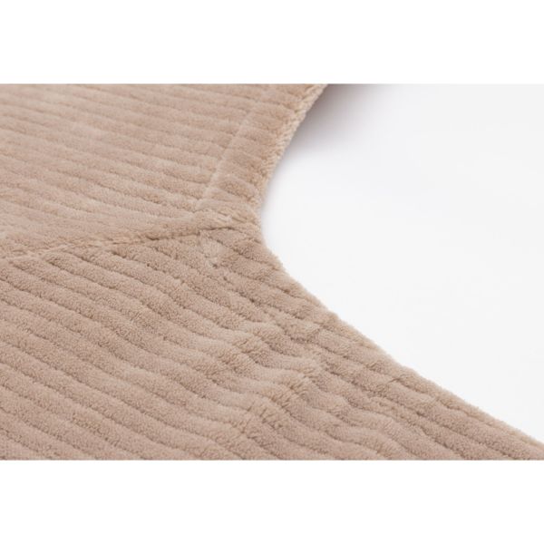 Housse matelas à langer 50 x 70 cm Cloudy Rib Milky Coffee