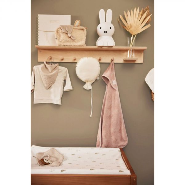 Housse matelas à langer 50x70 cm Jersey Happy Miffy Olive