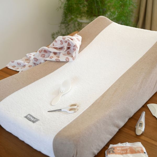 Housse de matelas à langer Sofalange Terre d'argile